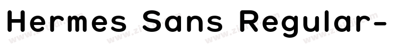 Hermes Sans Regular字体转换